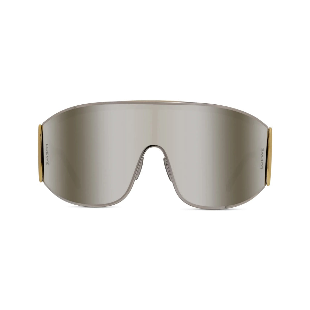 16C - Metal Shiny Silver with Silver Mirror lenses