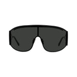 01A - Metal Shiny Black with Grey Normal lenses