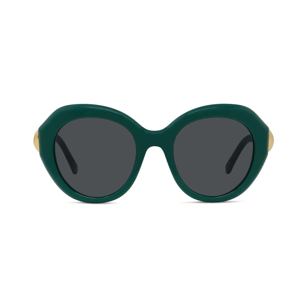 96A - Acetate Shiny Green with Grey Normal lenses
