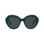 96A - Acetate Shiny Green with Grey Normal lenses
