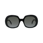 01B - Acetate Shiny Black with Grey Gradient lenses