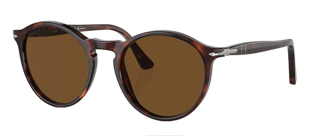 Persol PO3285S 24/57 Round Polarized Sunglasses