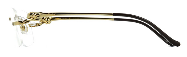 Cartier CT0281O 001 Panthere Rectangle Eyeglasses