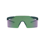 91Q - Injected Semi Matte Blue with Green Mirror lenses