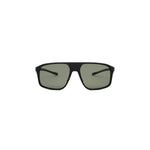 02R - Injected Semi Matte Black with Green Low polarization lenses