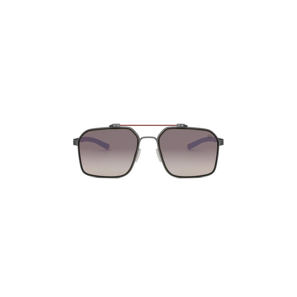09U - Titanium Matte Black with Red Mirror lenses