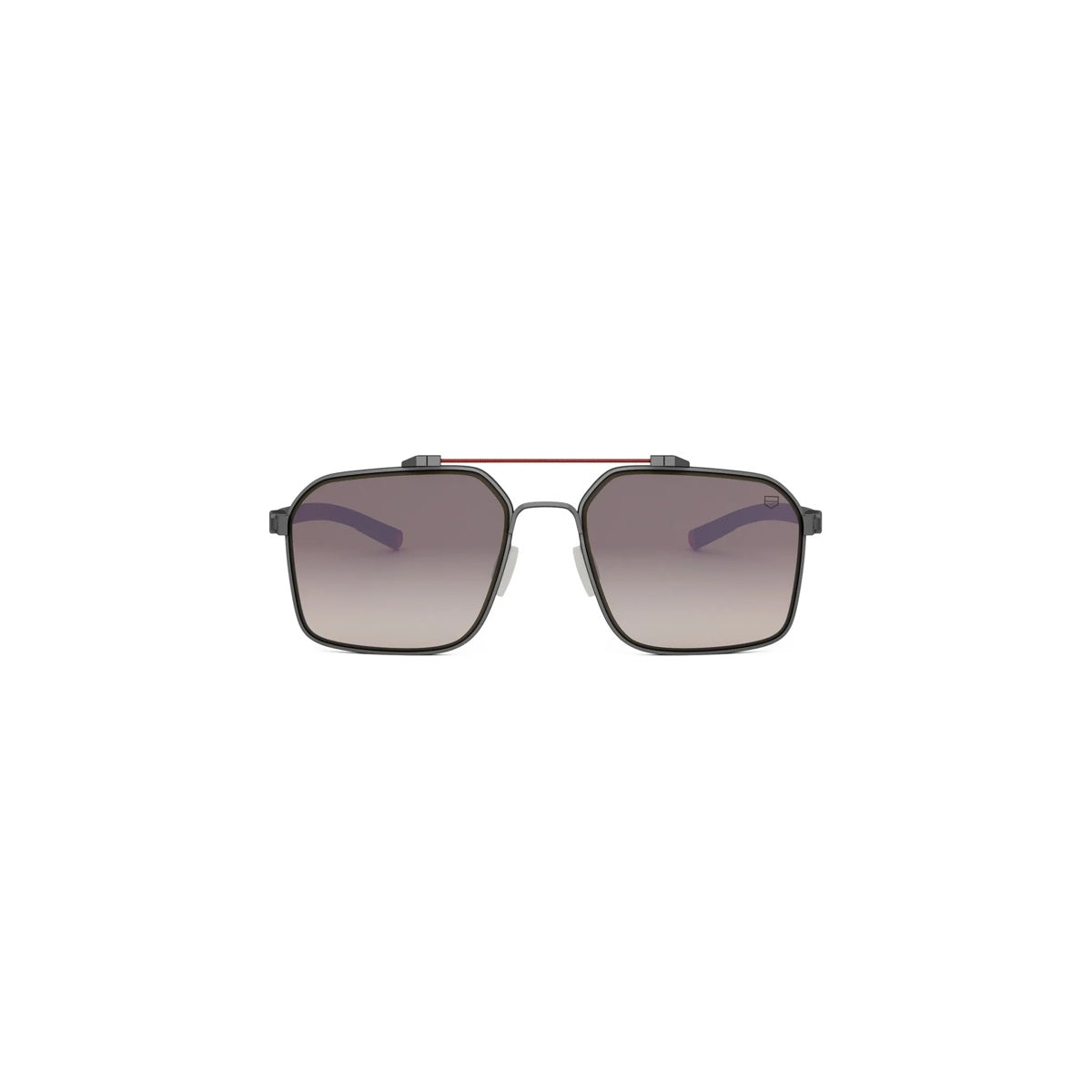 09U - Titanium Matte Black with Red Mirror lenses