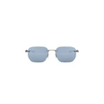 09Q - Metal Matte Grey with Blue Low polarization lenses
