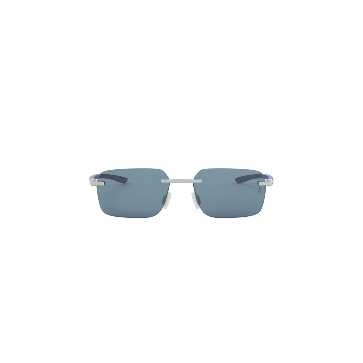 17V - Metal Matte Silver with Blue Low polarization lenses