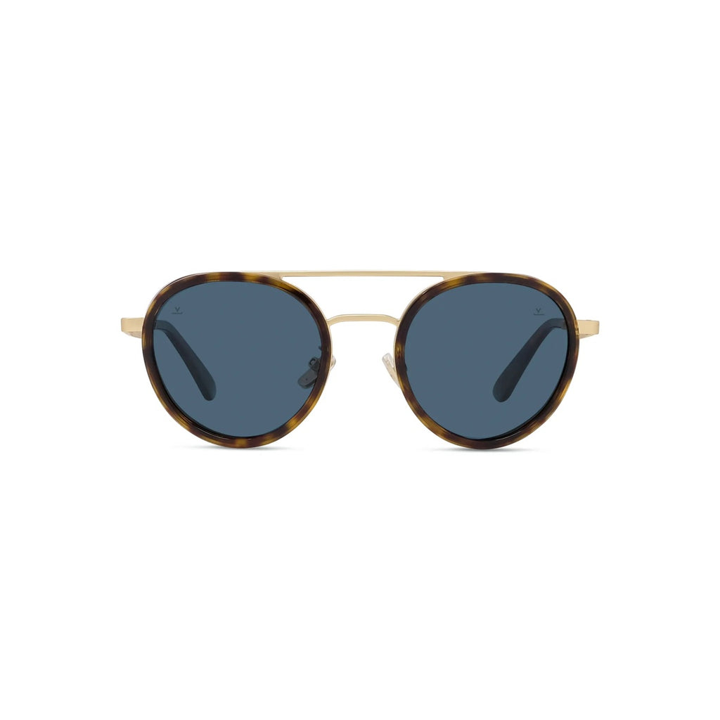 52V - Metal Matte Havana with Blue polar lenses