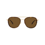 52H - Metal Matte Havana with Brown polar lenses