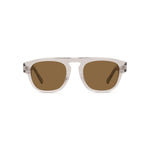57E - Acetate Shiny Orange with Pure brown lenses