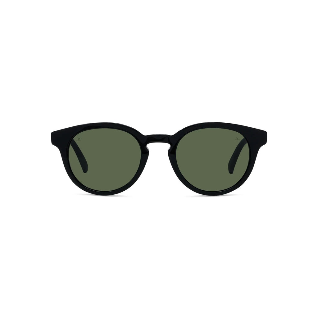 01A - Acetate Shiny Black with Pure grey lenses