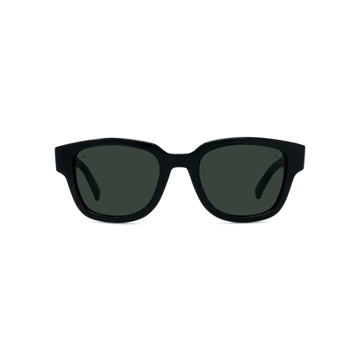 01A - Acetate Shiny Black with Pure grey lenses