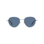 16V - Metal Shiny Rose with Blue polar lenses