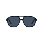 90V - Acetate Shiny Blue with Blue polar lenses