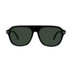 01A - Acetate Shiny Black with Pure grey lenses