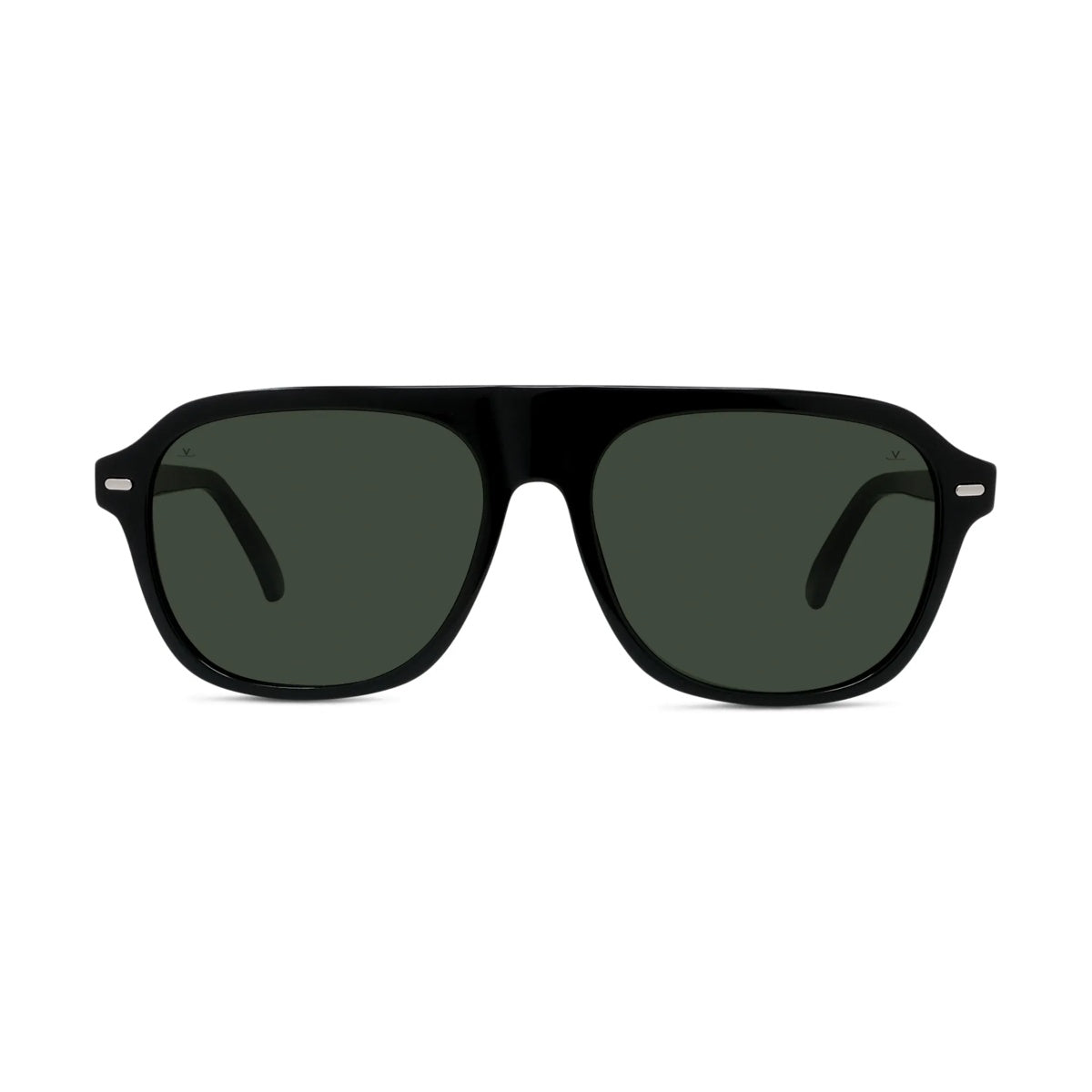 01A - Acetate Shiny Black with Pure grey lenses