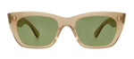 Garrett Leight WEBSTER 2138-49-CHANT/GRN Square Sunglasses