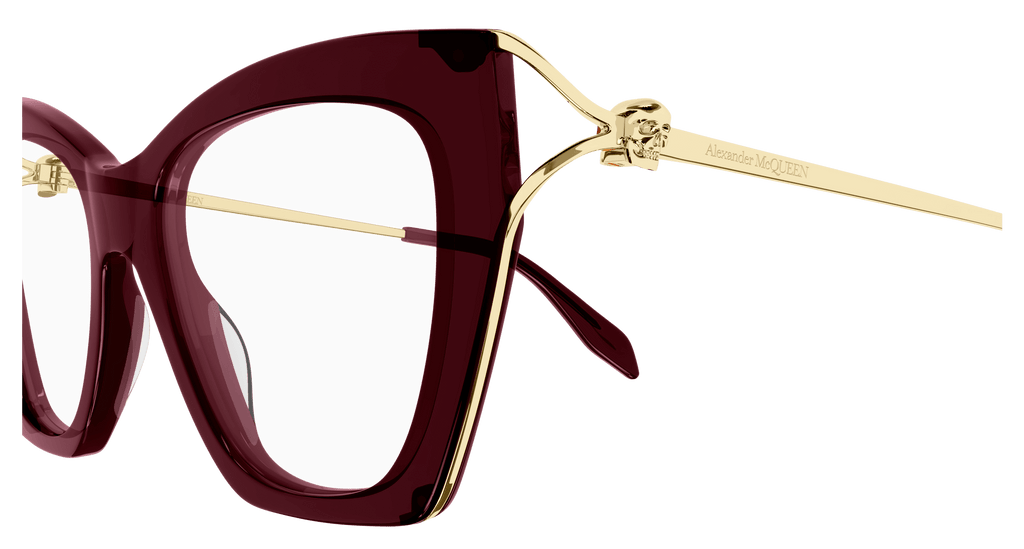 BURGUNDY / GOLD / TRANSPARENT