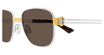 SILVER / BROWN