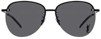 Saint Laurent SL328KM 001 Aviator Sunglasses