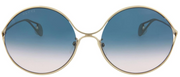 GUCCI GG0253 003 Oval Sunglasses