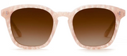 KREWE Prytania Micro Plaid Square Sunglasses