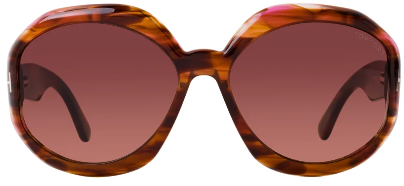 Tom Ford GEORGIA-02 52B Oval Sunglasses