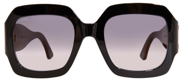 Cartier CT0434S 001 Oversized Square Sunglasses