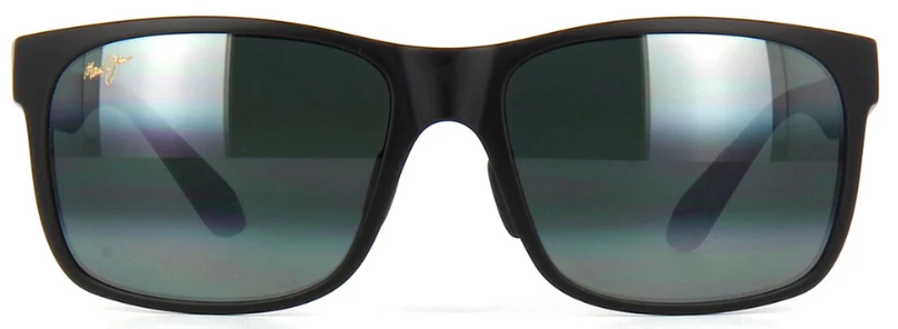 Maui Jim Red Sands Black Square Sunglasses 