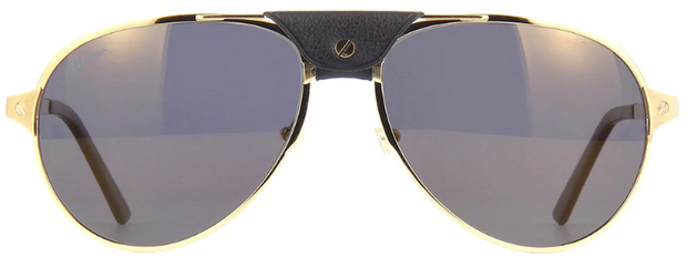 Cartier CT0034S 014 Aviator Polarized Sunglasses