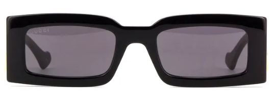 Gucci Gg1425s 001 Rectangle Sunglasses