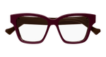 BURGUNDY / TRANSPARENT