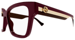 BURGUNDY / TRANSPARENT