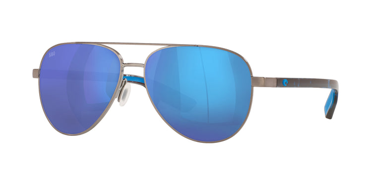 400211 - Brushed Gunmetal / Blue Mirror