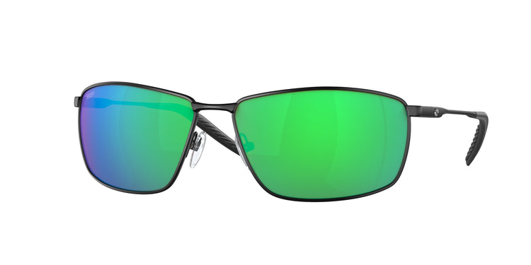 600903 - Matte Black / Green Mirror
