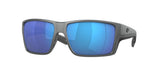 908007 - Matte Gray / Blue Mirror