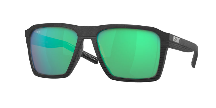908303 - Net Black / Green Mirror