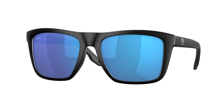 910701 - Matte Black / Blue Mirror