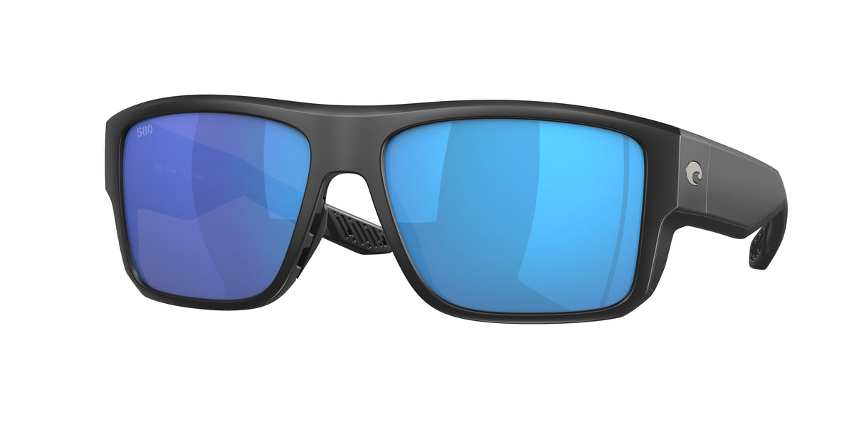 911601 - Matte Black / Blue Mirror