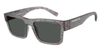 296987 - Matte Transparent Grey/Pink Splatter / Grey