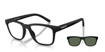 27581W - Matte Black / Clear