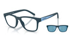 27821W - Matte Blue / Transparent