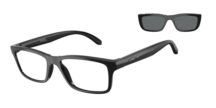 27581W - Black/Black Rubber / Clear