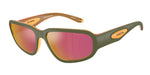 30066Q - Military/Transparent Orange / Grey Mirror Orange/Yellow 
