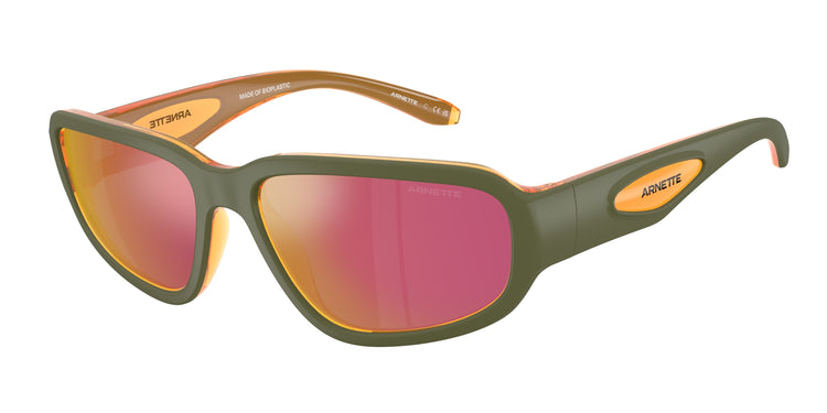 30066Q - Military/Transparent Orange / Grey Mirror Orange/Yellow 