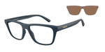 27591W - Matte Dark Blue / Clear