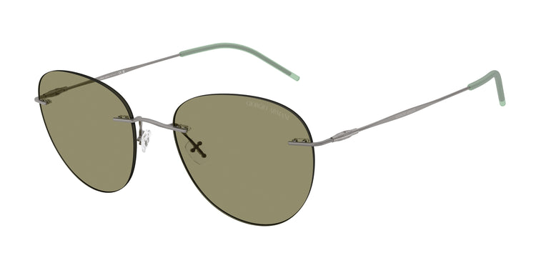300314 - Matte Gunmetal / Green