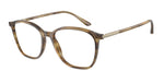 6002 - Striped Brown / Transparent